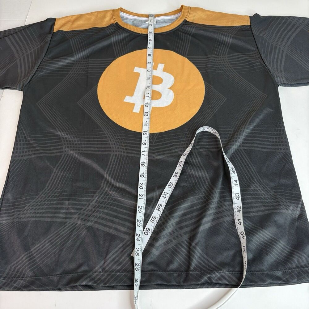 Bitcoin Jersey Shirt Grey And Orange, XL, 21Milliom - Picture 5 of 5